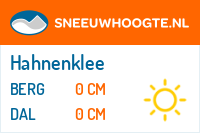 Sneeuwhoogte Hahnenklee