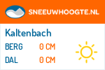 Sneeuwhoogte Kaltenbach