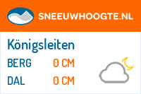 Sneeuwhoogte Königsleiten