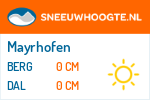 Sneeuwhoogte Mayrhofen