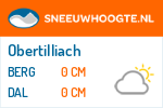 Sneeuwhoogte Obertilliach