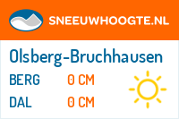 Sneeuwhoogte Olsberg-Bruchhausen